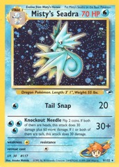 Misty's Seadra - 9/132 - Holo Rare - Unlimited Edition